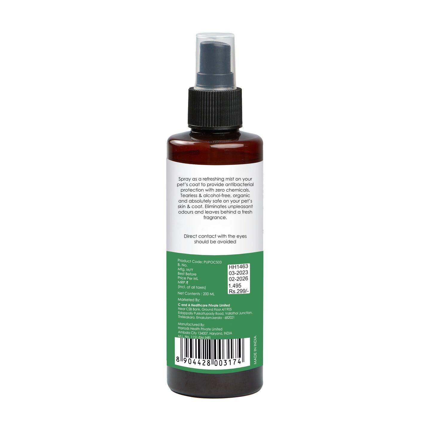 Odour Control Spray - Neem & Lemongrass