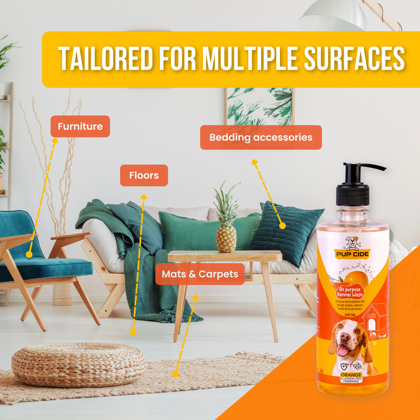 All-purpose Kennel Wash - Orange