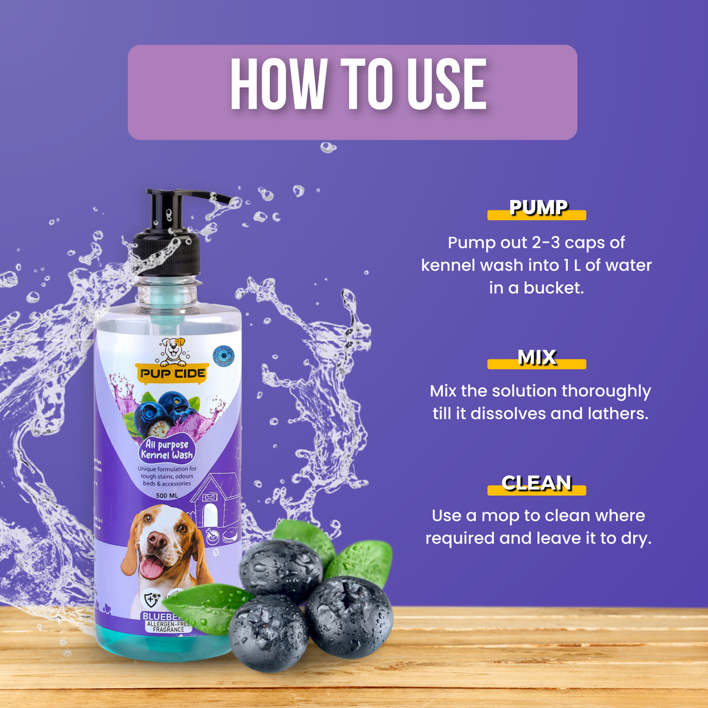 All-purpose Kennel Wash - Blueberry