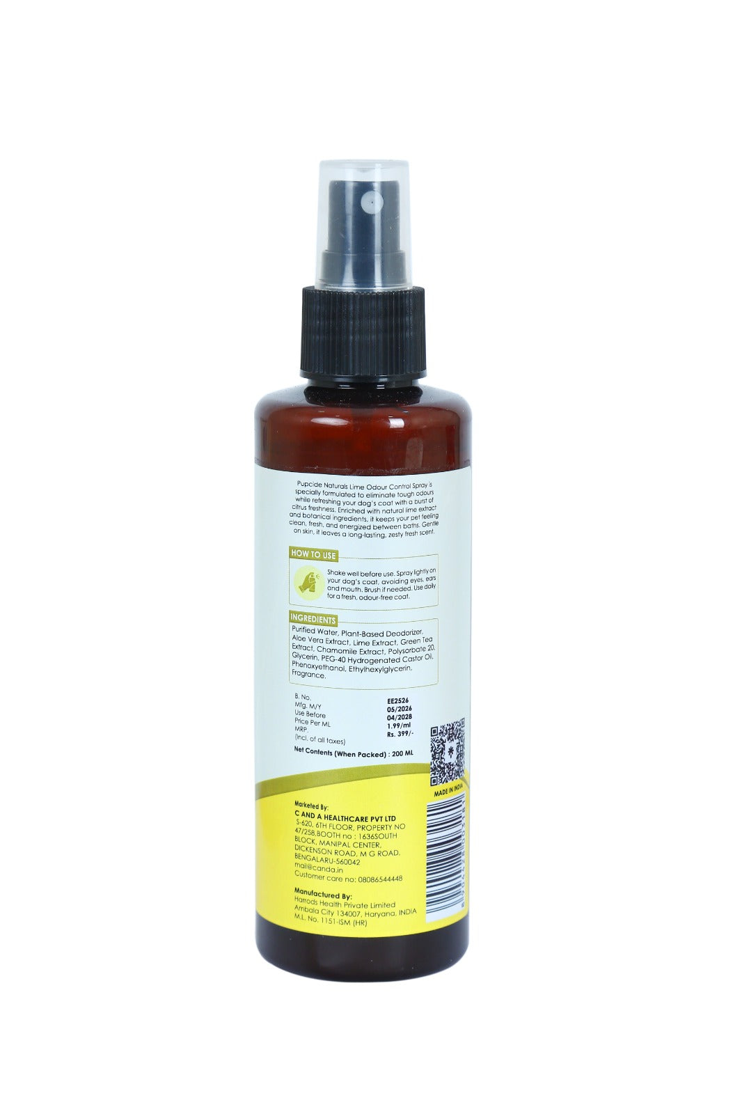 Odour Control Spray - Lime