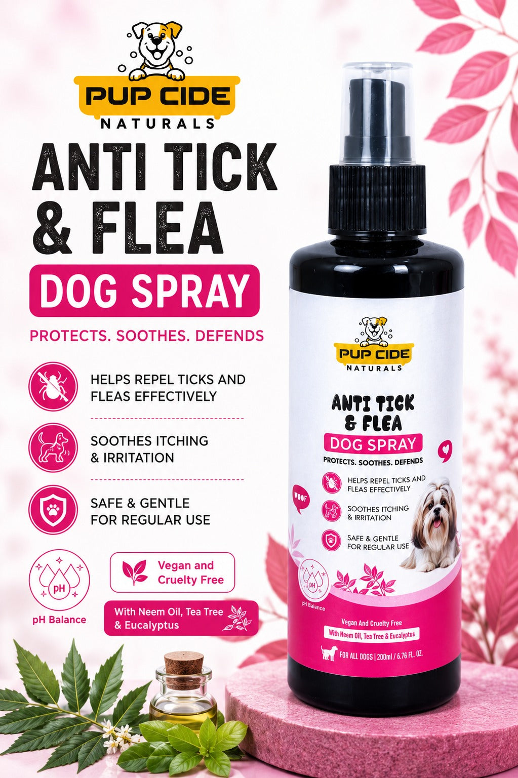 Odour Control Spray - Tick & Flea
