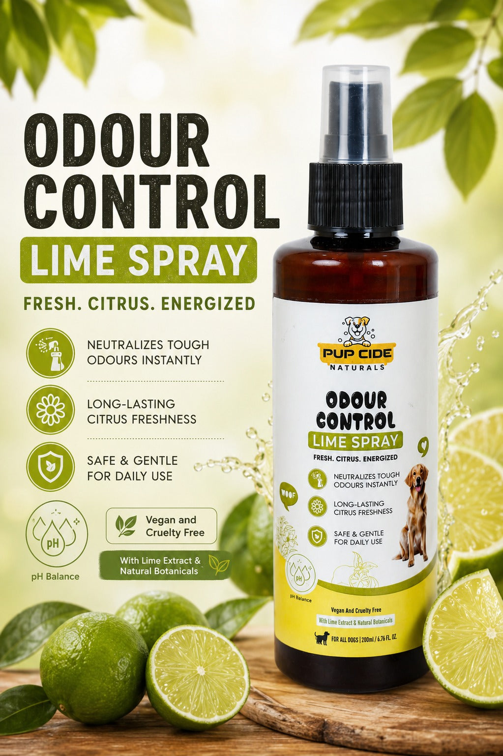 Odour Control Spray - Lime